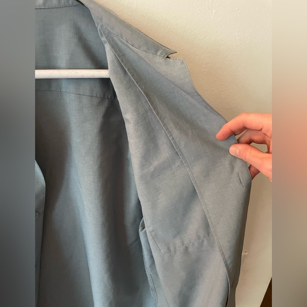 Blue Summer Button Down - Picture 2 of 3